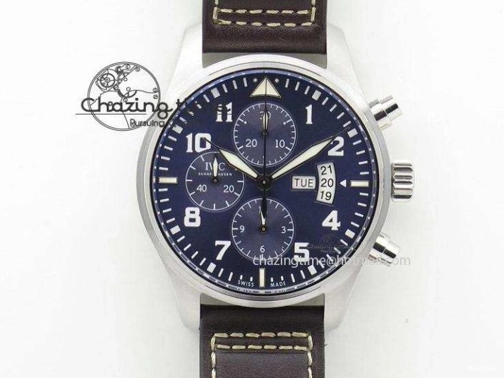 MIROTIME 0718 Supportive Mark XVII IW326501 MKS 1:1 Best Edition Black Dial On Black Leather Strap MIYOTA 9015 V 7208